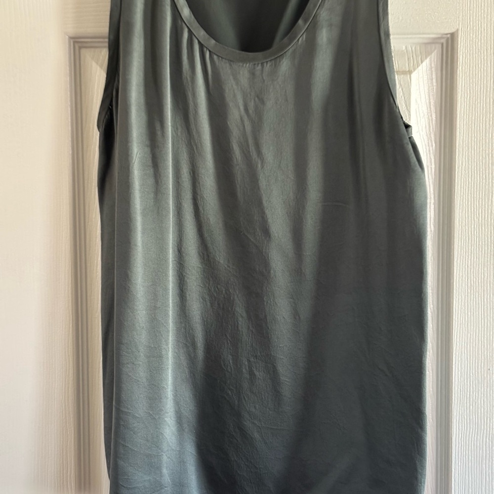 Joie Charcoal silk Tank Top